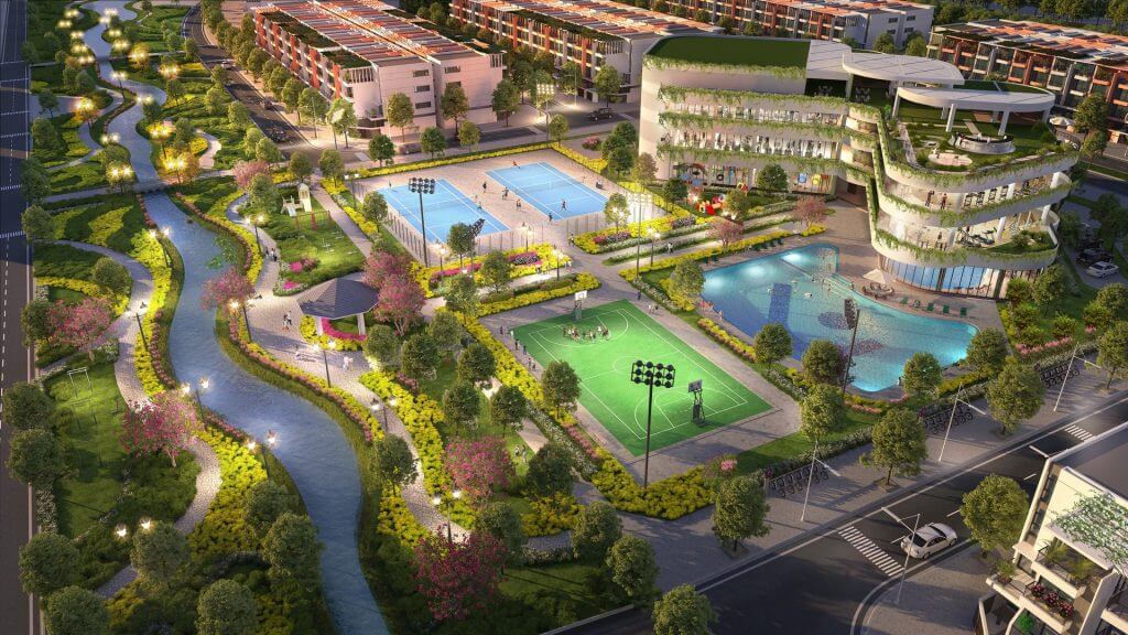 du an river silk city hinh phoi canh